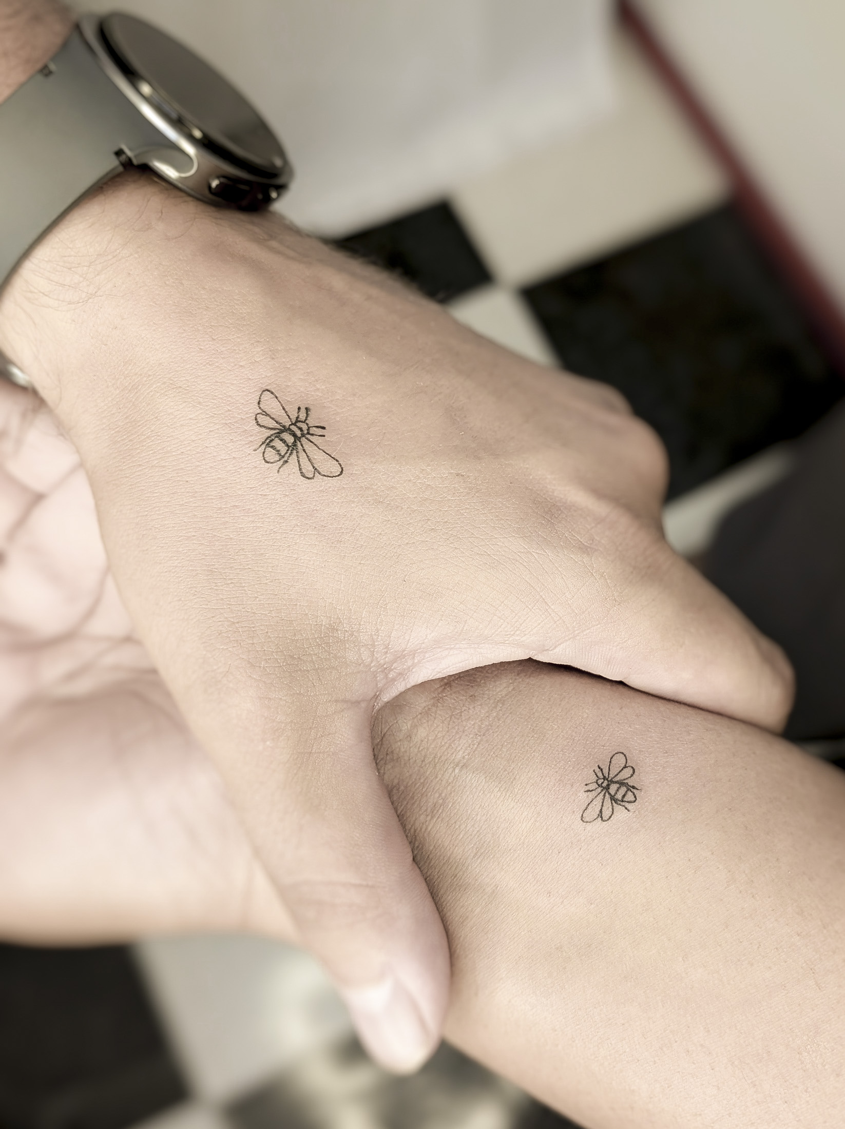 Pair of Honeybees